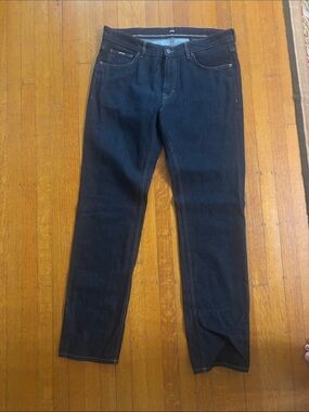 HUGO Men's Dark Blue Slim Straight Jeans